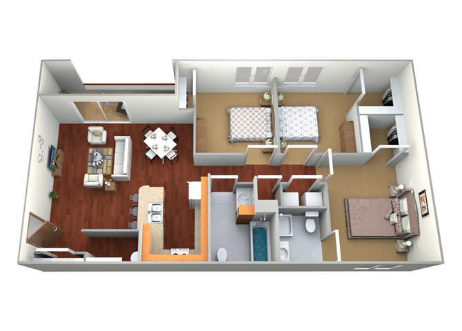 Suite A Floorplan